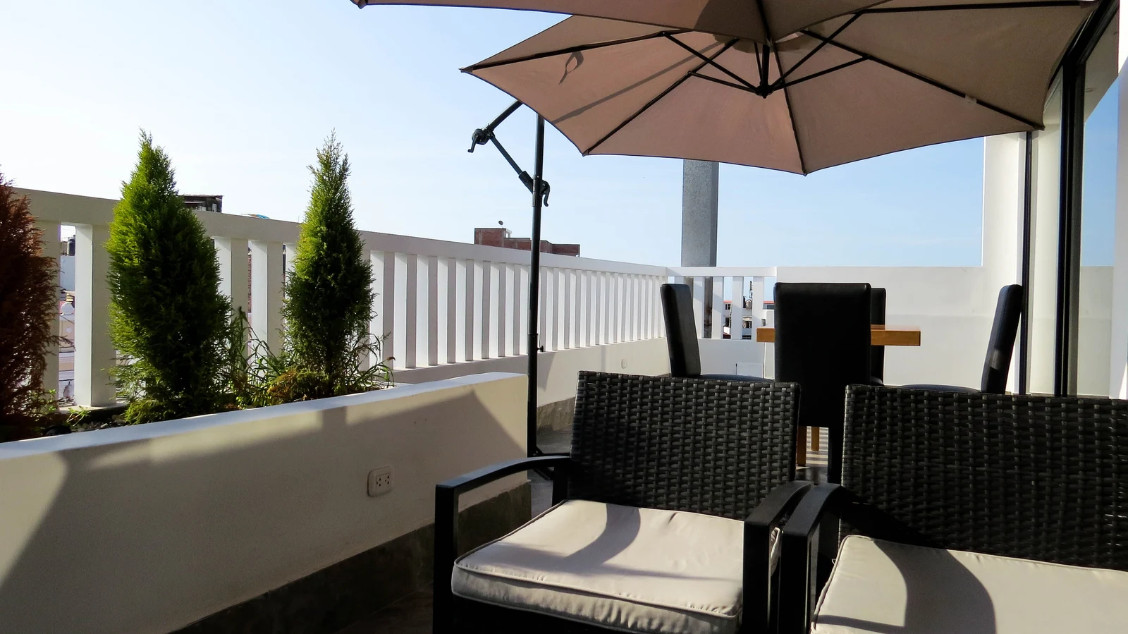 Habitaciones con vista panorámica al litoral